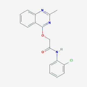 molecular formula C17H14ClN3O2 B2456134 N-[3-(5-fluoro-1H-indol-2-yl)phenyl]-N'-phenylurea CAS No. 1029764-08-6