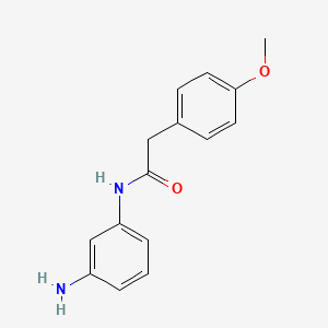 N-(3-aminophenyl)-2-(4-methoxyphenyl)acetamide