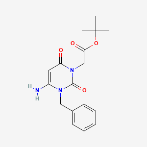 Tert-butyl 2-(4-amino-3-benzyl-2,6-dioxopyrimidin-1-yl)acetate