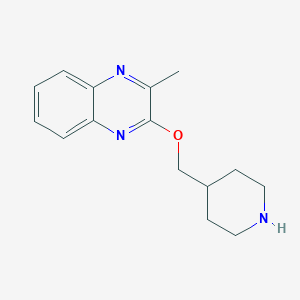 2-Methyl-3-[(piperidin-4-yl)methoxy]quinoxaline