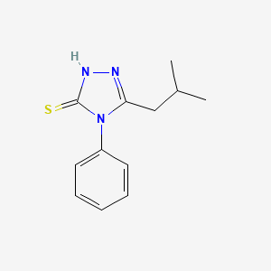3-(2-methylpropyl)-4-phenyl-1H-1,2,4-triazole-5-thione