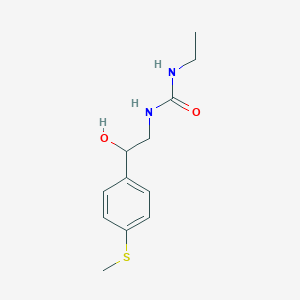 1-Ethyl-3-(2-hydroxy-2-(4-(methylthio)phenyl)ethyl)urea