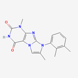 8-(2,3-dimethylphenyl)-1,7-dimethyl-1H-imidazo[2,1-f]purine-2,4(3H,8H)-dione