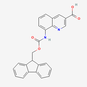 8-(9H-Fluoren-9-ylmethoxycarbonylamino)quinoline-3-carboxylic acid