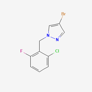 4-Bromo-1-(2-chloro-6-fluorobenzyl)-1H-pyrazole