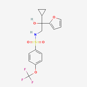N-(2-cyclopropyl-2-(furan-2-yl)-2-hydroxyethyl)-4-(trifluoromethoxy)benzenesulfonamide