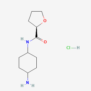 (R)-N-[(1R*,4R*)-4-Aminocyclohexyl]-tetrahydrofuran-2-carboxamide hydrochloride