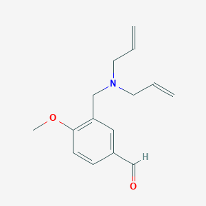 3-Diallylaminomethyl-4-methoxy-benzaldehyde