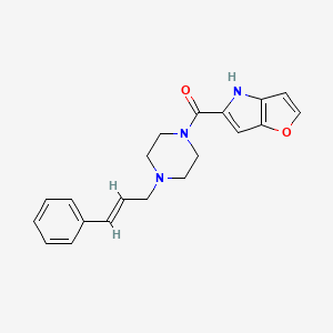 (E)-(4-cinnamylpiperazin-1-yl)(4H-furo[3,2-b]pyrrol-5-yl)methanone