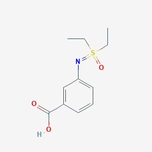 molecular formula C11H15NO3S B2456260 3-[[Diethyl(oxo)-lambda6-sulfanylidene]amino]benzoic acid CAS No. 2060005-63-0