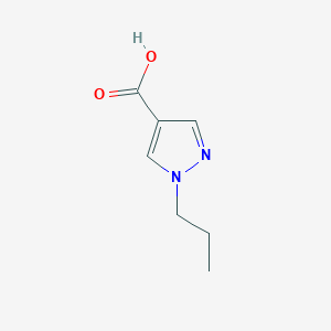 molecular formula C7H10N2O2 B2456261 1-Propyl-1H-pyrazole-4-carboxylic acid CAS No. 849612-71-1