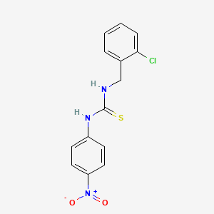1-[(2-Chlorophenyl)methyl]-3-(4-nitrophenyl)thiourea