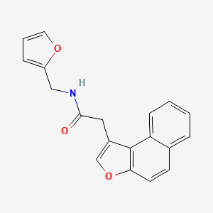 N-(furan-2-ylmethyl)-2-(naphtho[2,1-b]furan-1-yl)acetamide