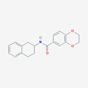 molecular formula C19H19NO3 B2456290 N-(1,2,3,4-tetrahydronaphthalen-2-yl)-2,3-dihydro-1,4-benzodioxine-6-carboxamide CAS No. 876890-41-4