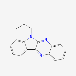 molecular formula C18H17N3 B2456316 6-(2-methylpropyl)-6H-indolo[2,3-b]quinoxaline CAS No. 377052-89-6