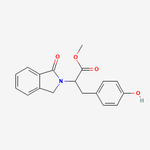 methyl 3-(4-hydroxyphenyl)-2-(1-oxo-1,3-dihydro-2H-isoindol-2-yl)propanoate