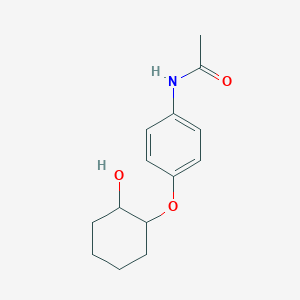 N-{4-[(2-hydroxycyclohexyl)oxy]phenyl}acetamide