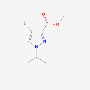 methyl 1-sec-butyl-4-chloro-1H-pyrazole-3-carboxylate