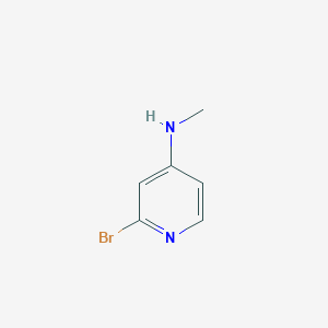 molecular formula C6H7BrN2 B2456387 2-溴-N-甲基吡啶-4-胺 CAS No. 847799-64-8