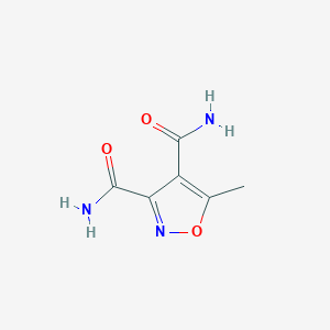molecular formula C6H7N3O3 B2456401 5-Methyl-3,4-isoxazoledicarboxamide CAS No. 400077-37-4