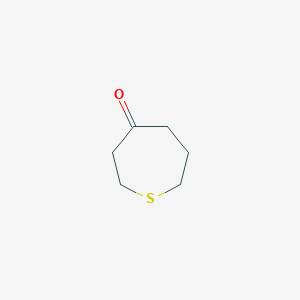 molecular formula C6H10OS B2456411 Thiepan-4-one CAS No. 22072-22-6