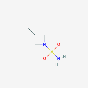 molecular formula C4H10N2O2S B2456422 3-Methylazetidine-1-sulfonamide CAS No. 1418112-83-0