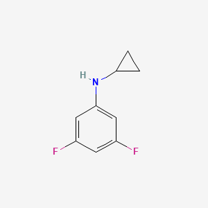 molecular formula C9H9F2N B2456423 N-Cyclopropyl-3,5-difluoroaniline CAS No. 1506097-42-2