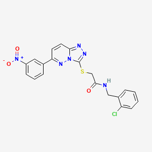N-(2-chlorobenzyl)-2-((6-(3-nitrophenyl)-[1,2,4]triazolo[4,3-b]pyridazin-3-yl)thio)acetamide