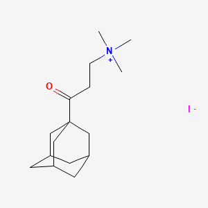 molecular formula C16H28INO B2456437 [3-(1-Adamantyl)-3-oxopropyl](trimethyl)ammonium iodide CAS No. 7131-29-5