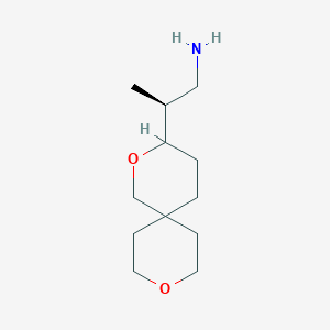 (2S)-2-(2,9-Dioxaspiro[5.5]undecan-3-yl)propan-1-amine