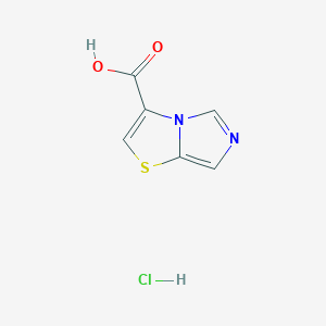 Imidazo[5,1-b]thiazole-3-carboxylic acid hydrochloride