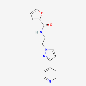 N-(2-(3-(pyridin-4-yl)-1H-pyrazol-1-yl)ethyl)furan-2-carboxamide