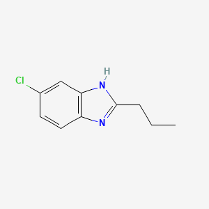 molecular formula C10H11ClN2 B2456475 6-Chloro-2-propyl-1H-benzo[d]imidazole CAS No. 4887-91-6