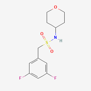 1-(3,5-Difluorophenyl)-N-(oxan-4-yl)methanesulfonamide