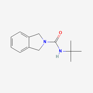 molecular formula C13H18N2O B2456485 N-tert-butyl-2,3-dihydro-1H-isoindole-2-carboxamide CAS No. 1601114-71-9