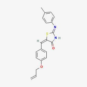 (E)-5-(4-(allyloxy)benzylidene)-2-(p-tolylamino)thiazol-4(5H)-one