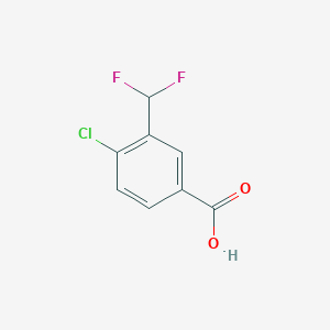 4-Chloro-3-(difluoromethyl)benzoic acid