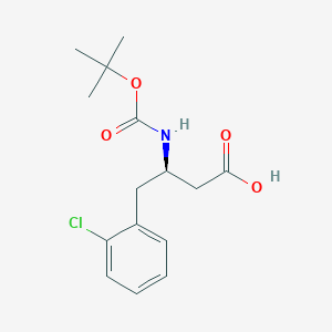 Boc-(R)-3-Amino-4-(2-chloro-phenyl)-butyric acid