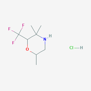 3,3,6-Trimethyl-2-(trifluoromethyl)morpholine hydrochloride