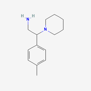 2-(4-Methylphenyl)-2-piperidin-1-ylethanamine