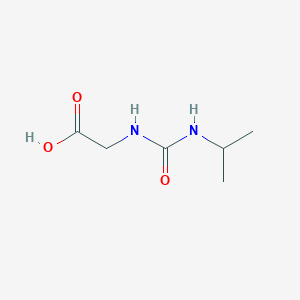 molecular formula C6H12N2O3 B2456634 N'-Isopropylureidoacetic acid CAS No. 63637-91-2