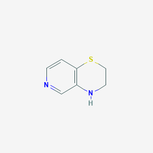 molecular formula C7H8N2S B2456670 2H,3H,4H-pyrido[4,3-b][1,4]thiazine CAS No. 162653-08-9