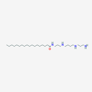 molecular formula C28H60N4O B2456702 N-[3-[4-(3-aminopropylamino)butylamino]propyl]octadecanamide CAS No. 273935-54-9