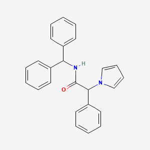 N-benzhydryl-2-phenyl-2-(1H-pyrrol-1-yl)acetamide