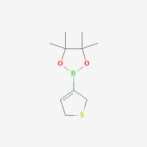 molecular formula C10H17BO2S B2456785 2-(2,5-Dihydrothiophen-3-yl)-4,4,5,5-tetramethyl-1,3,2-dioxaborolane CAS No. 2489456-32-6
