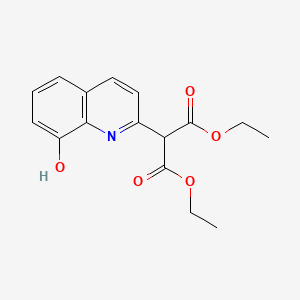 molecular formula C16H17NO5 B2456809 Diethyl (8-hydroxyquinolin-2-yl)malonate CAS No. 36018-63-0