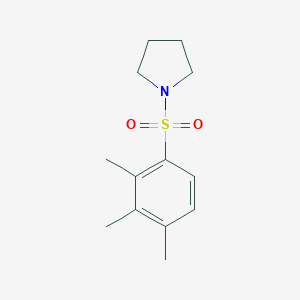 molecular formula C13H19NO2S B245681 1-[(2,3,4-Trimethylphenyl)sulfonyl]pyrrolidine 