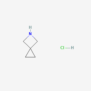 molecular formula C5H10ClN B2456867 5-氮杂螺[2.3]己烷盐酸盐 CAS No. 1536169-63-7