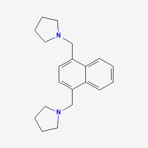 molecular formula C20H26N2 B2456903 1,4-Bis(pyrrolidin-1-ylmethyl)naphthalene CAS No. 307326-20-1