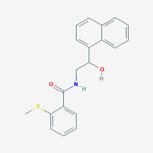N-(2-hydroxy-2-(naphthalen-1-yl)ethyl)-2-(methylthio)benzamide